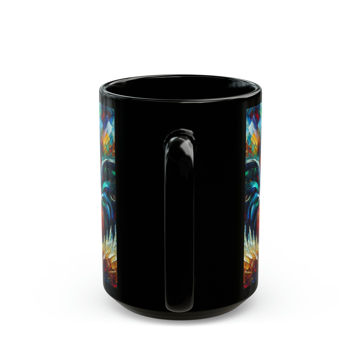 Rooster Morning - Black Mugs (11oz, 15oz)