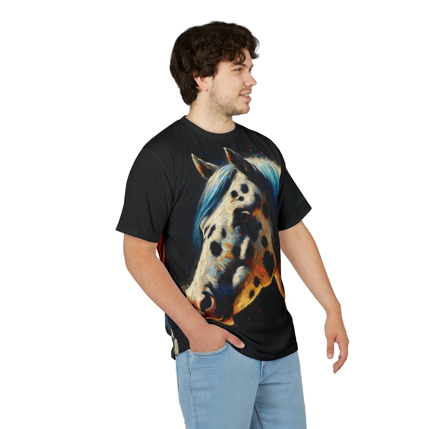 Desert Rattlesnake Vibrant Art Tee | Colorful Unisex Cut & Sew T-Shirt, Wildlife Apparel, Unique Graphic Tee, Birthday Gift