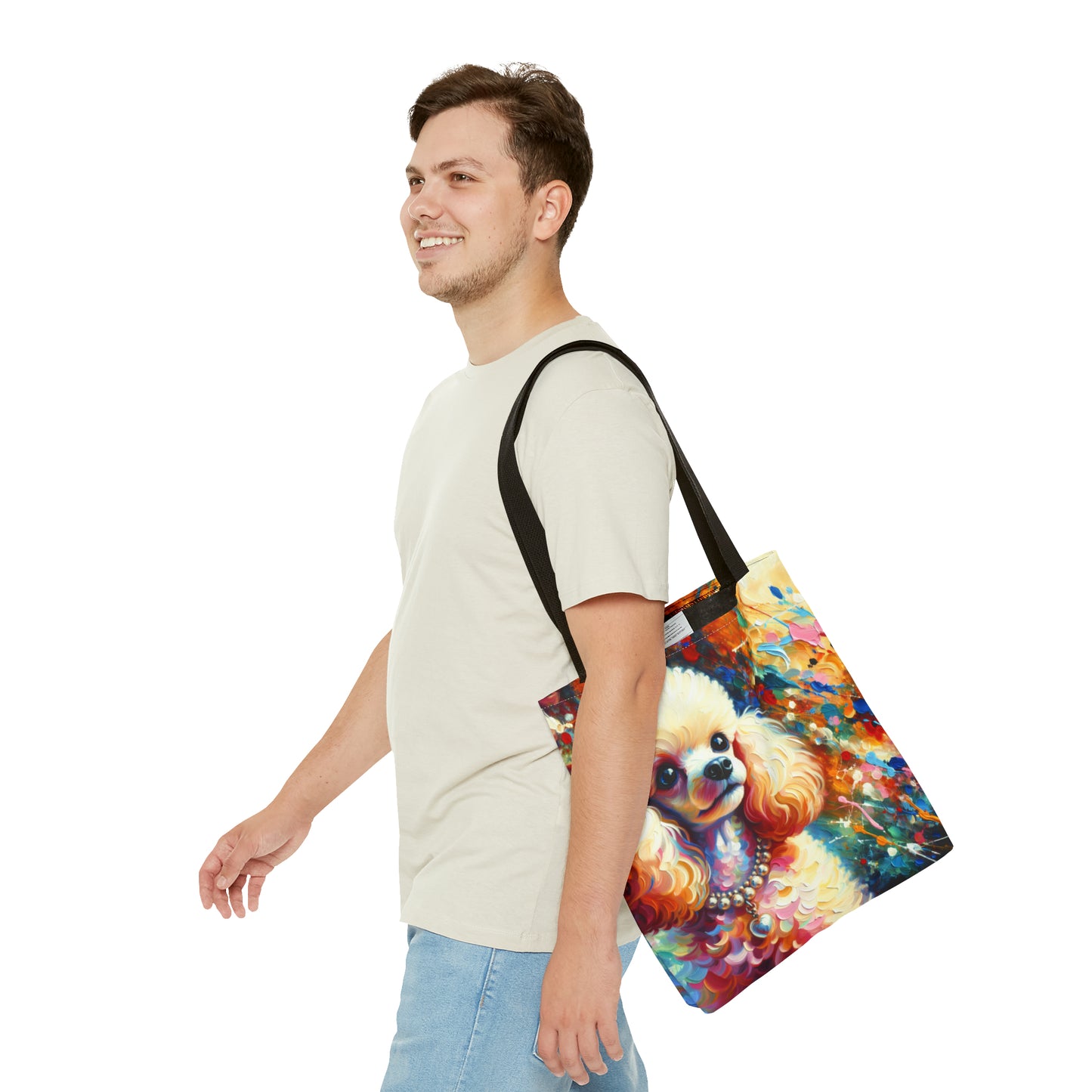 Cream Poodle - Tote Bag