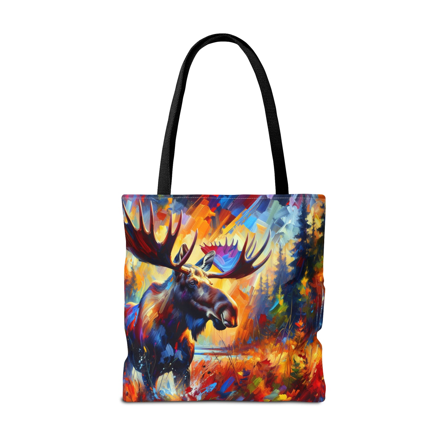 Sunset Moose Tote Bag