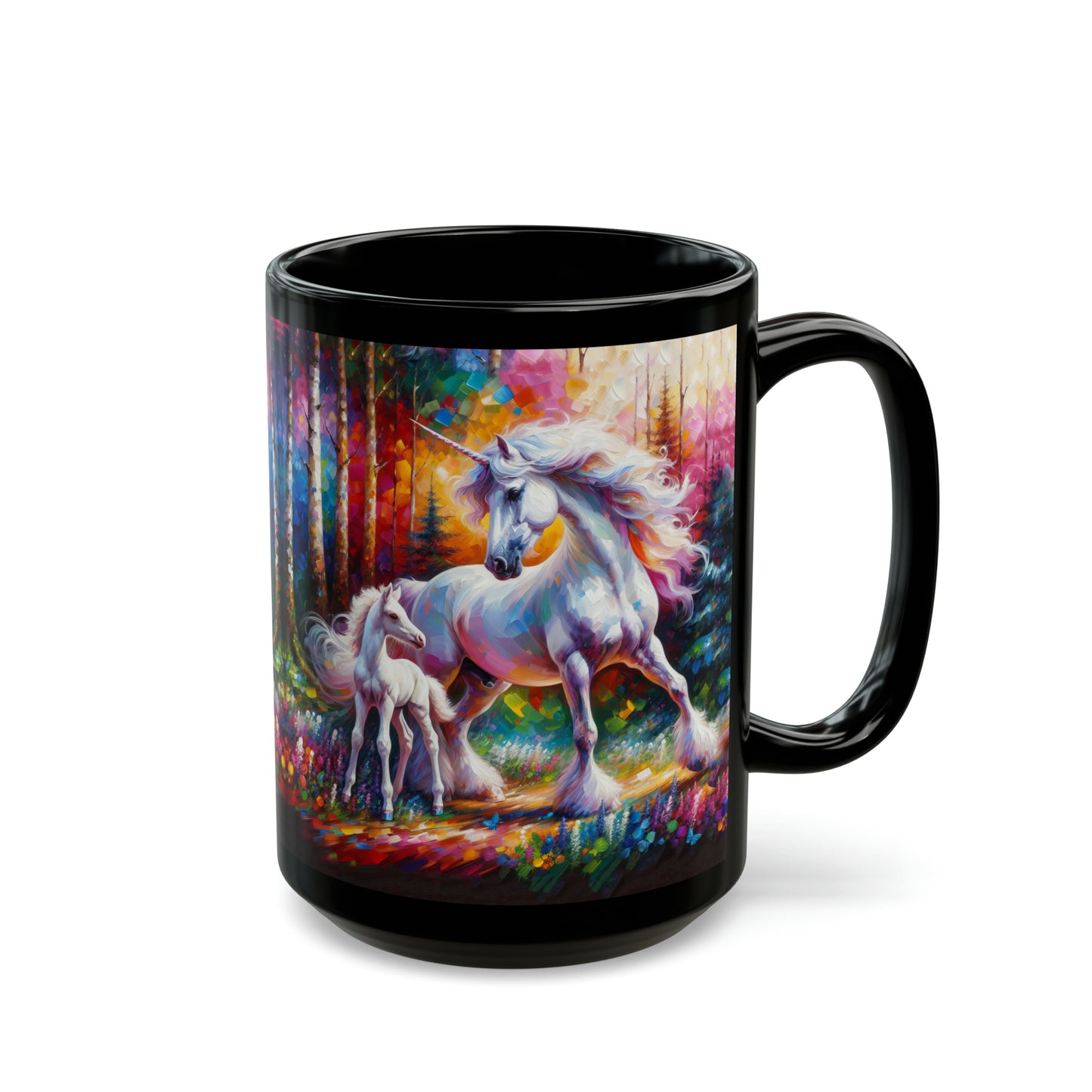 Unicorn Dad - Black Mugs (11oz, 15oz)