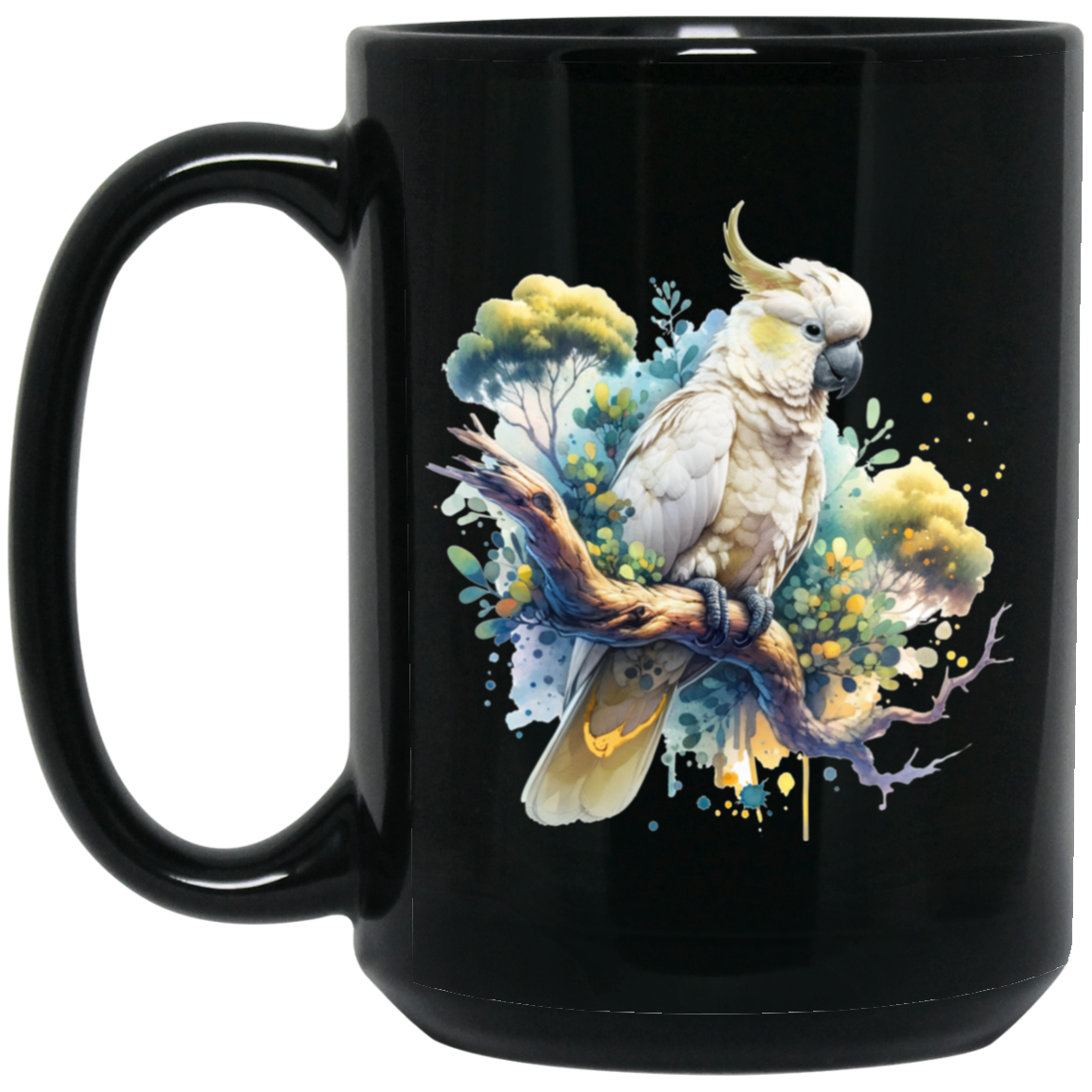 Cockatoo in Tree - Mugs