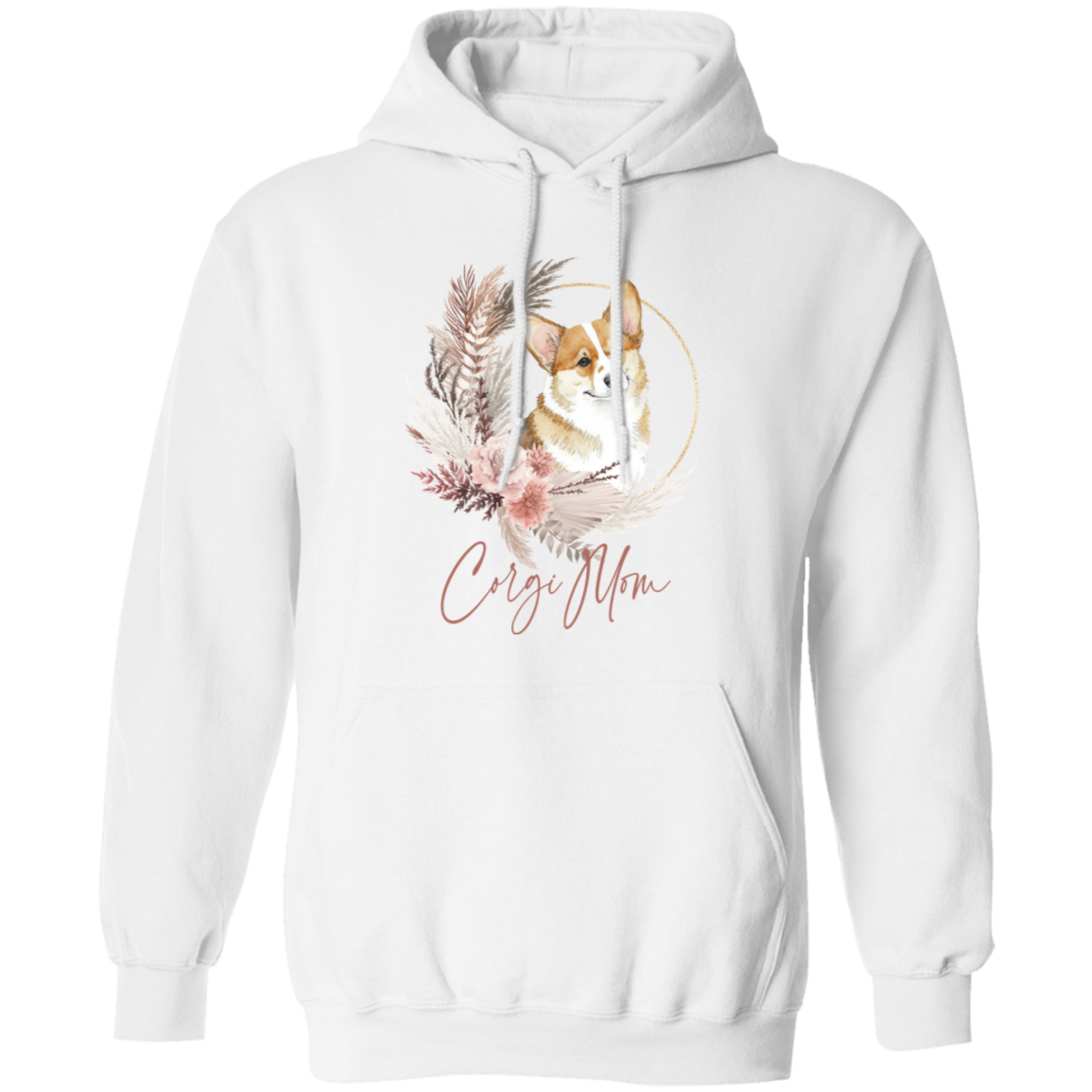 Corgi Mom Boho Wreath - T-shirts, Hoodies and Sweatshirts
