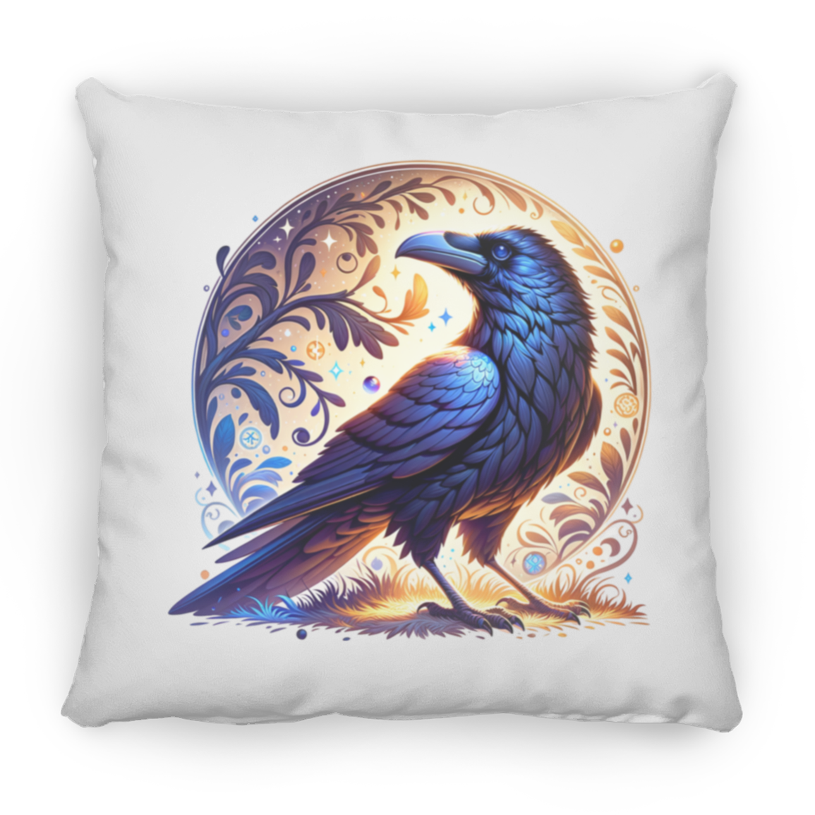 Raven Sphere - Throw Pillows