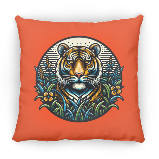 Tiger Graphic Circle - Pillows