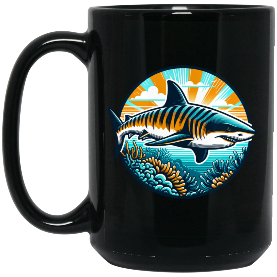 Tiger Shark Graphic Mugs