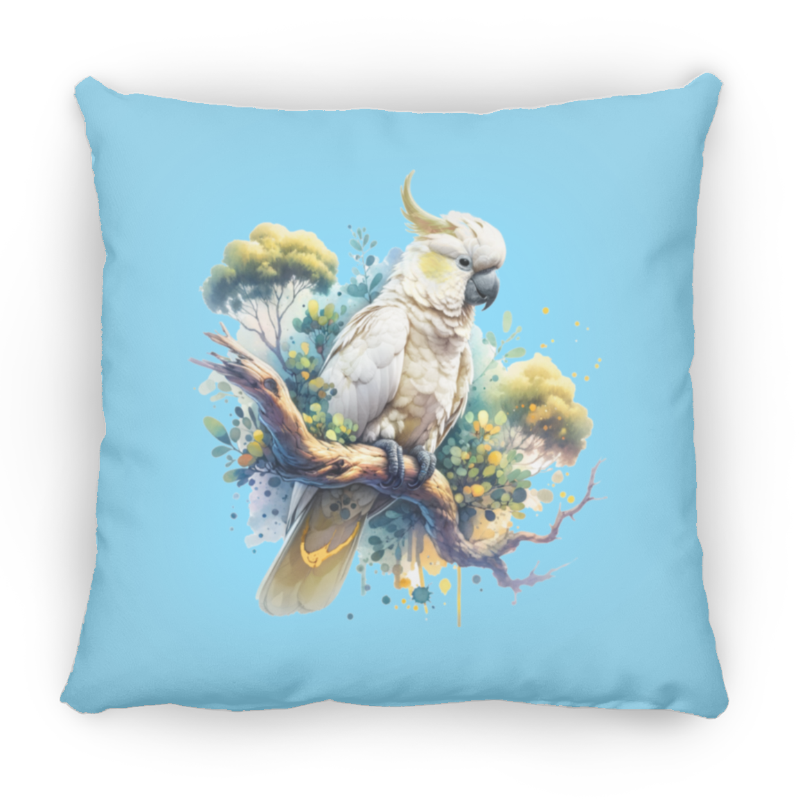 Cockatoo in Tree - Throw Pillows