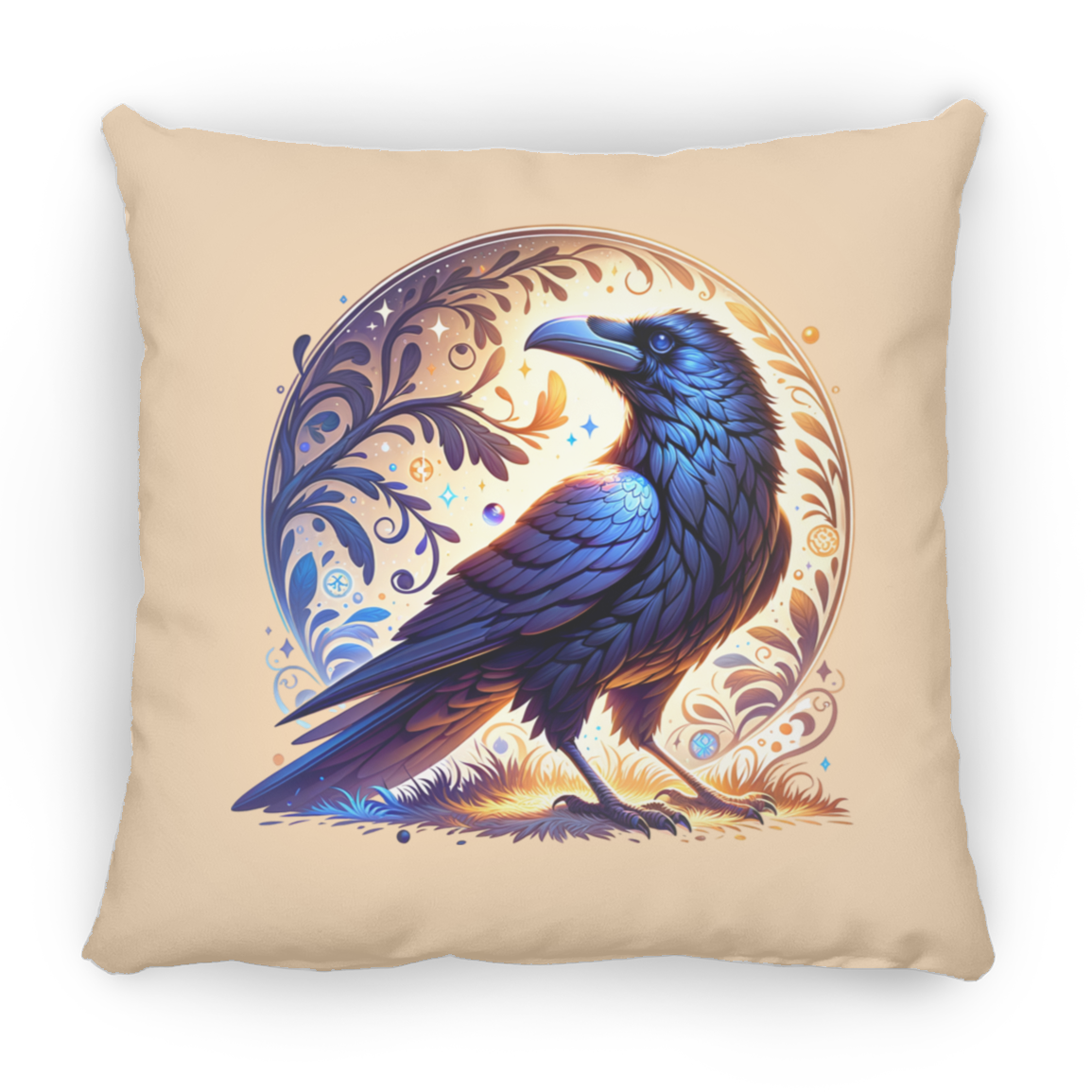 Raven Sphere - Throw Pillows