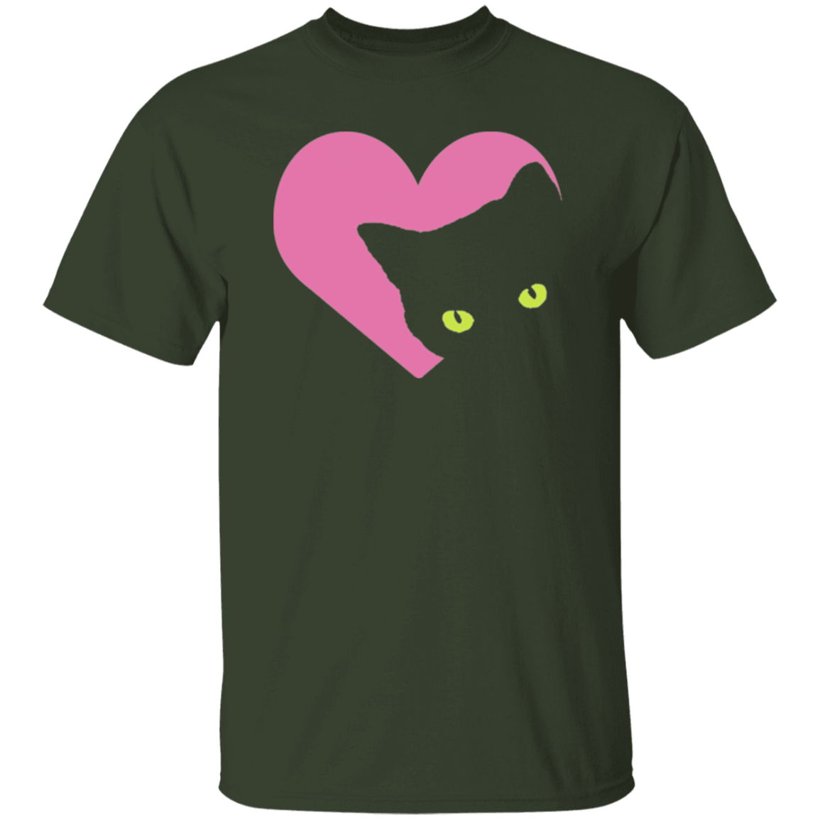 Black Cat Heart - T-shirts, Hoodies and Sweatshirts