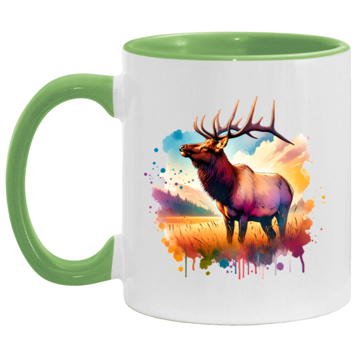 Roosevelt Elk in Field Mugs