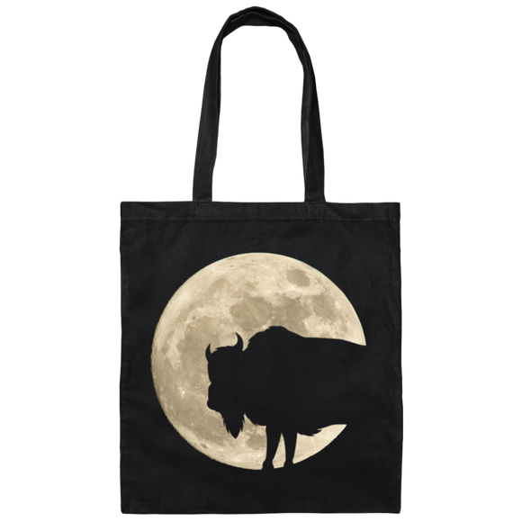 Bison Moon - Canvas Tote Bag