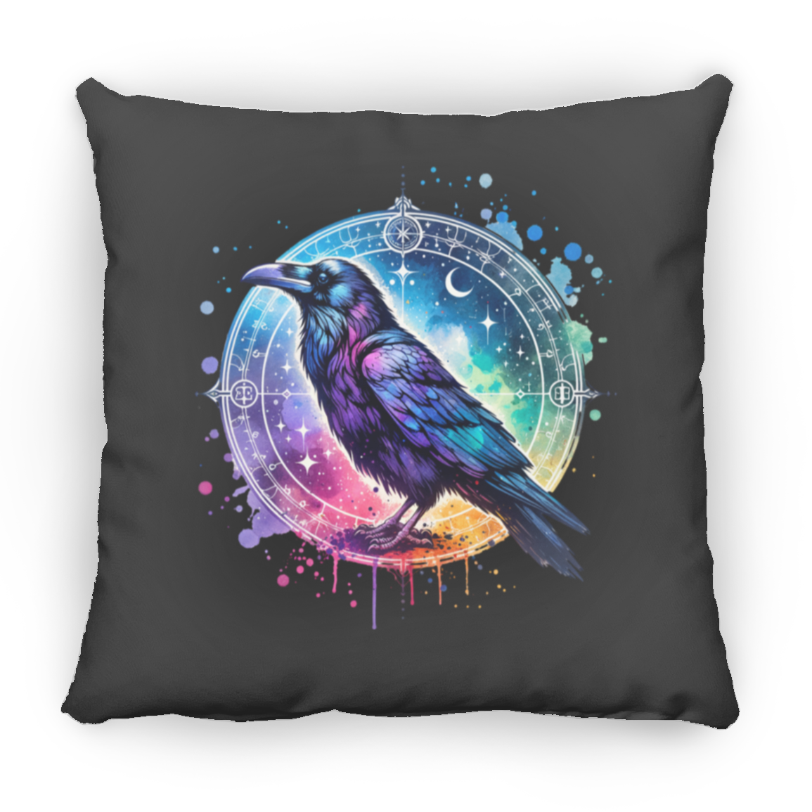 Raven Compass - Throw Pillows