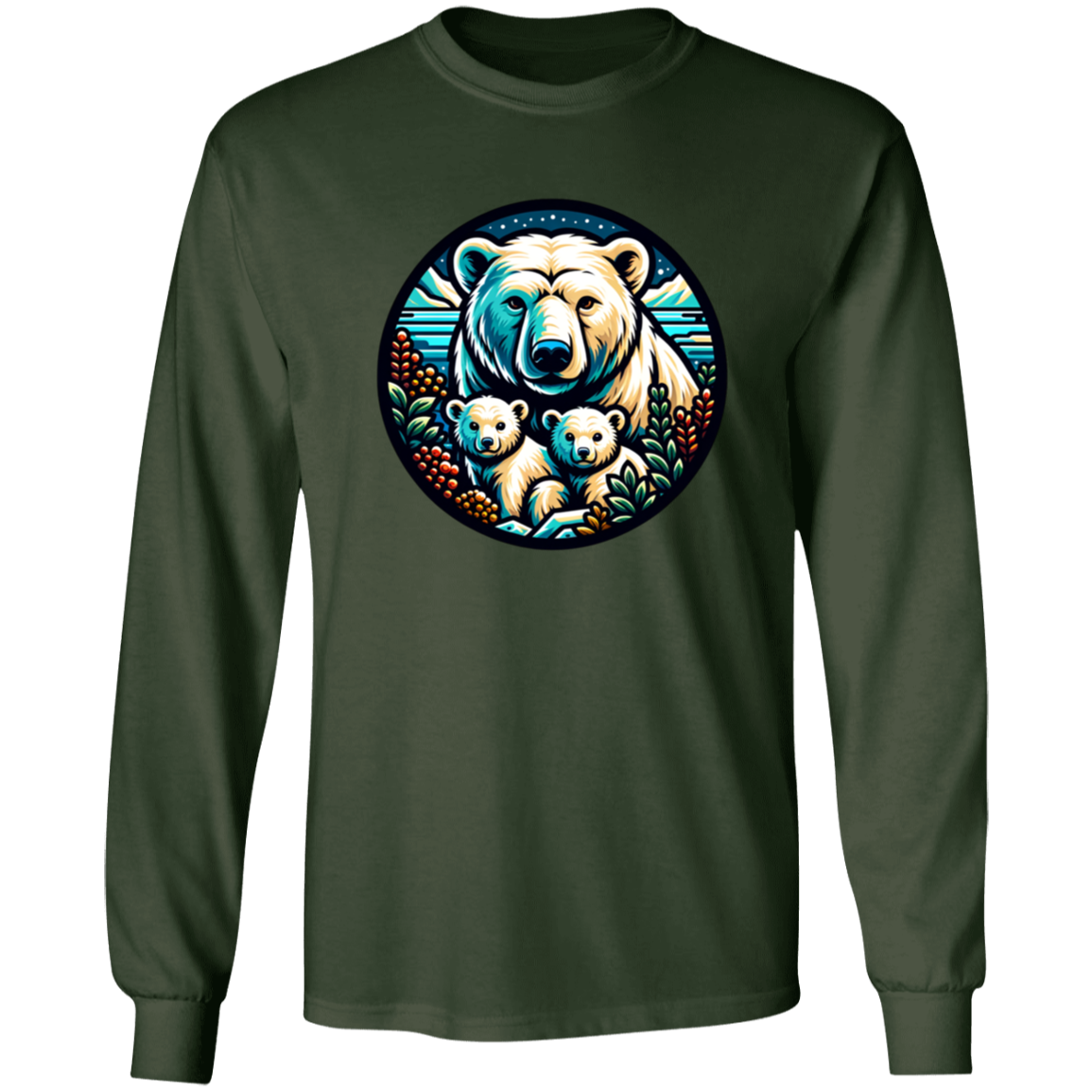 Polar Bear Circle - T-shirts, Hoodies and Sweatshirts