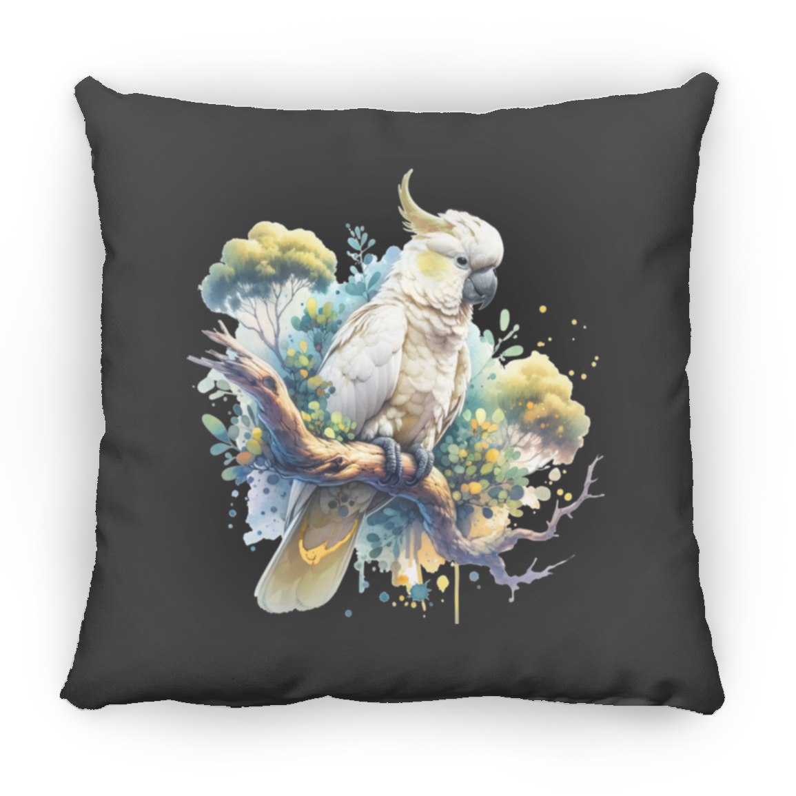 Cockatoo in Tree - Throw Pillows