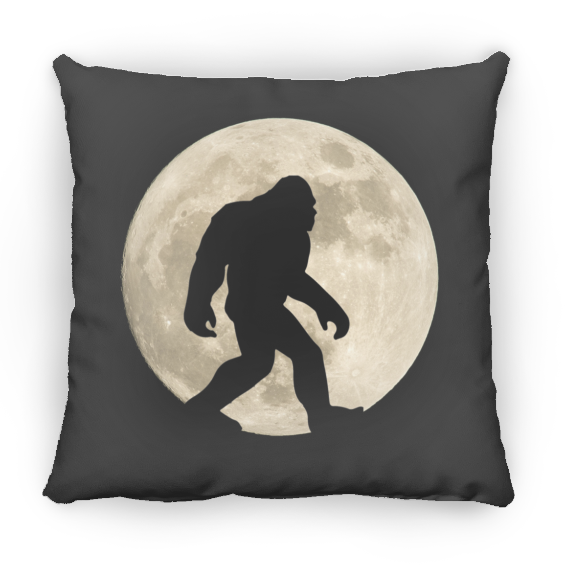 Sasquatch Moon - Throw Pillows