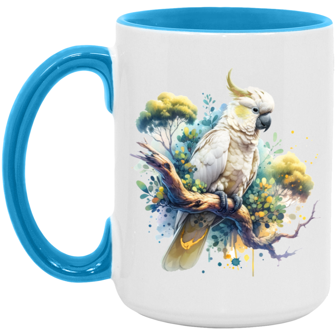 Cockatoo in Tree - Mugs