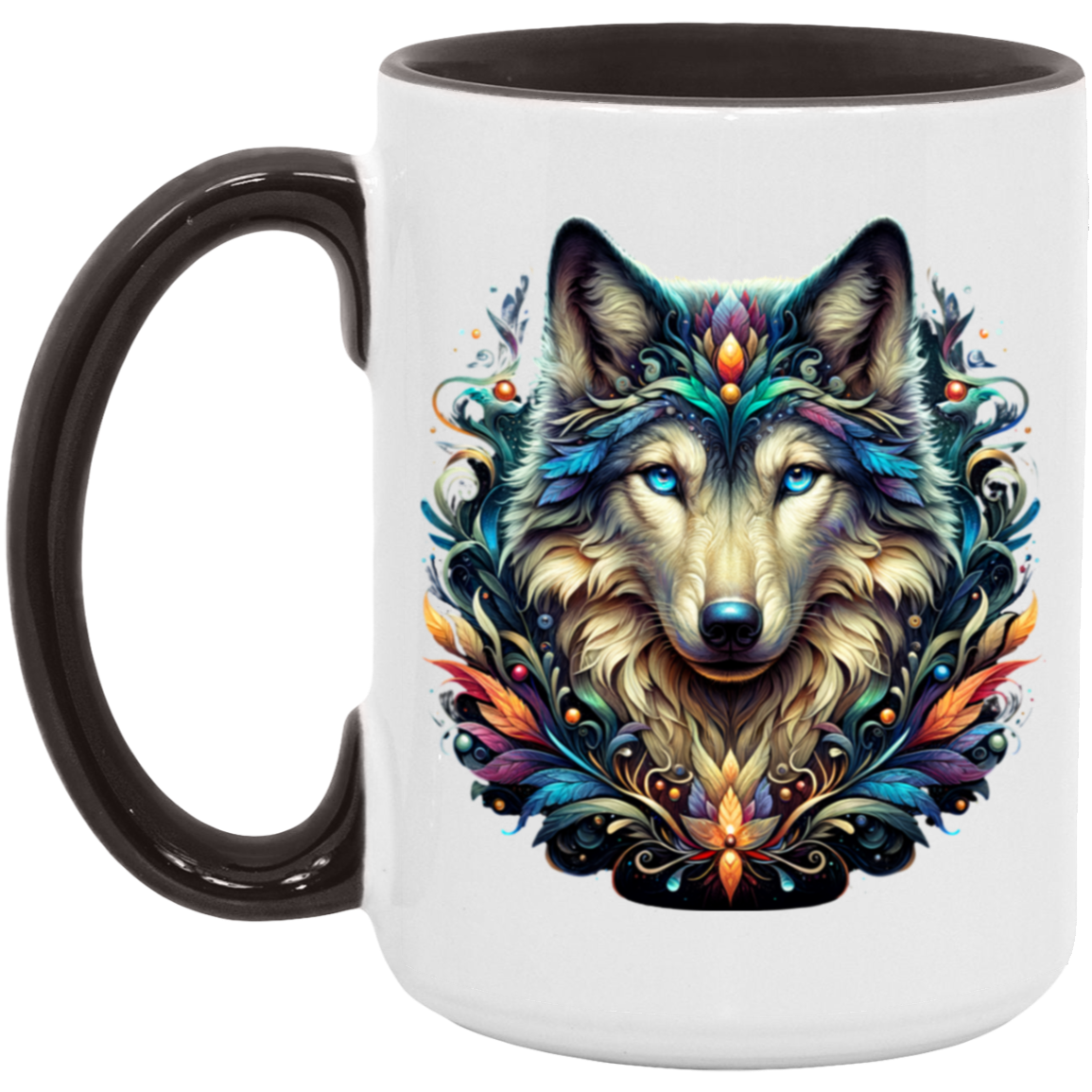 Wolf Face Mugs