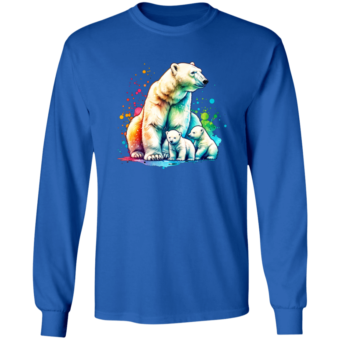 Polar Bear Mom with Cubs - T-shirts, Hoodies and Sweatshirts