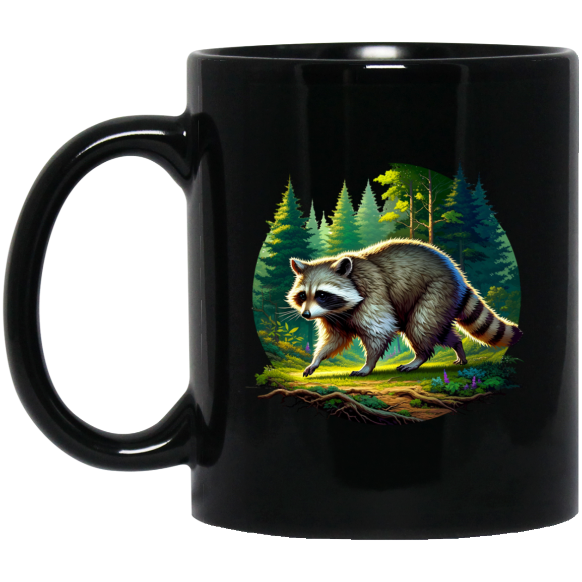Walking Raccoon - Mugs