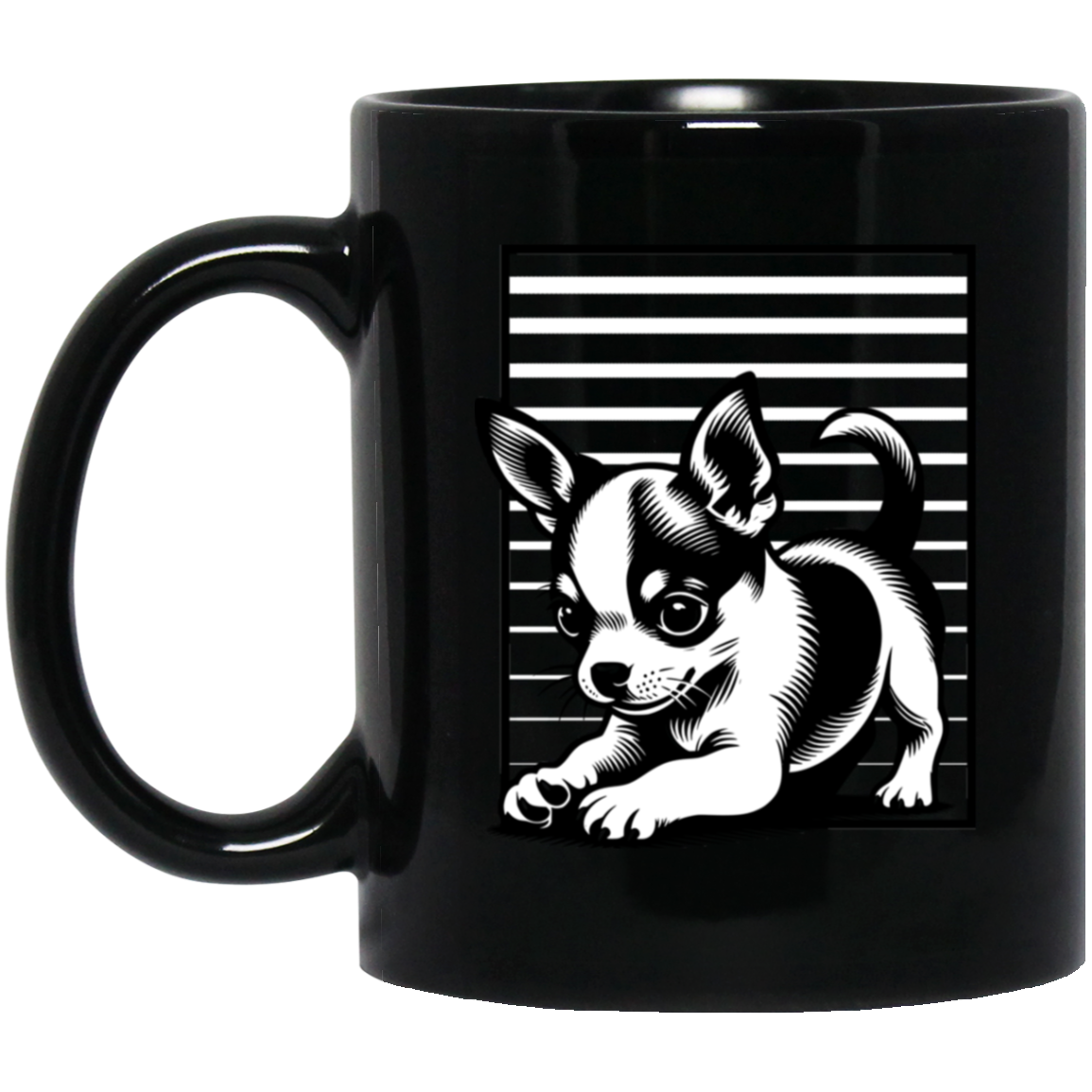 Chihuahua Stripes - Mugs