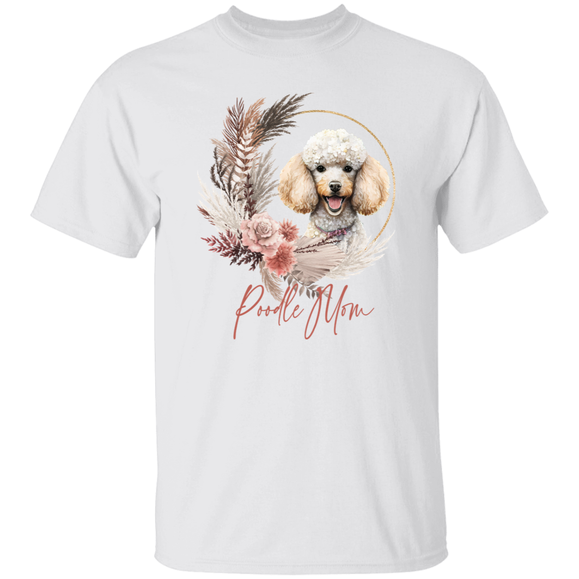 Poodle Mom Boho Wreath - T-shirts, Hoodies and Sweatshirts