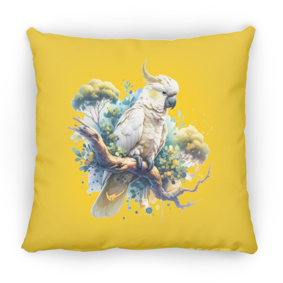Cockatoo in Tree - Throw Pillows