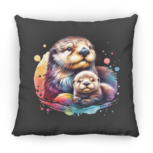 Sea Otter with Baby - Pillows