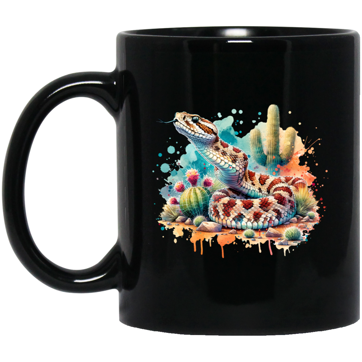 Rattlesnake Scenting the Air - Mugs