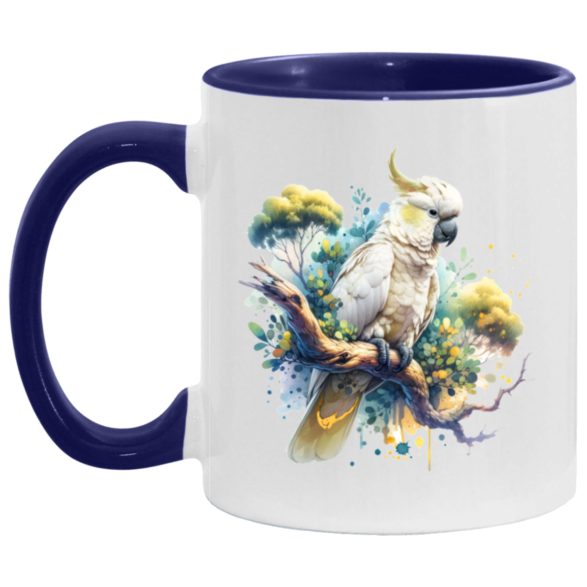 Cockatoo in Tree - Mugs