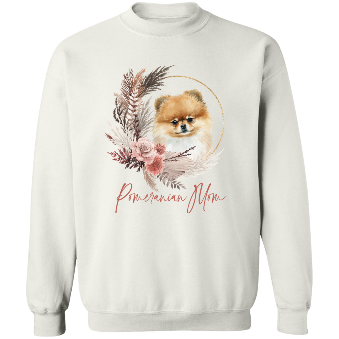 Pomeranian Mom Boho Wreath - T-shirts, Hoodies and Sweatshirts