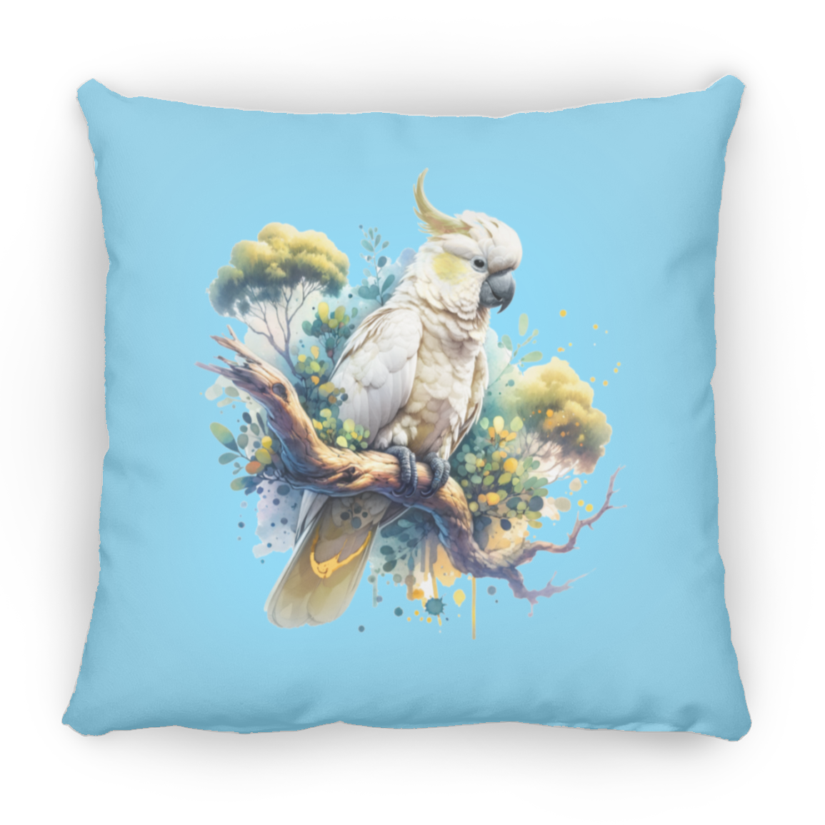 Cockatoo in Tree - Throw Pillows