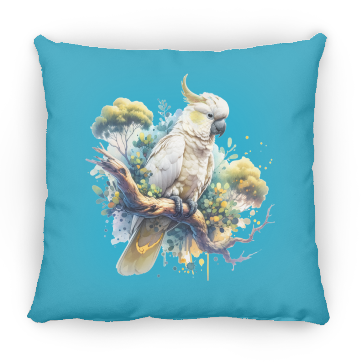 Cockatoo in Tree - Throw Pillows