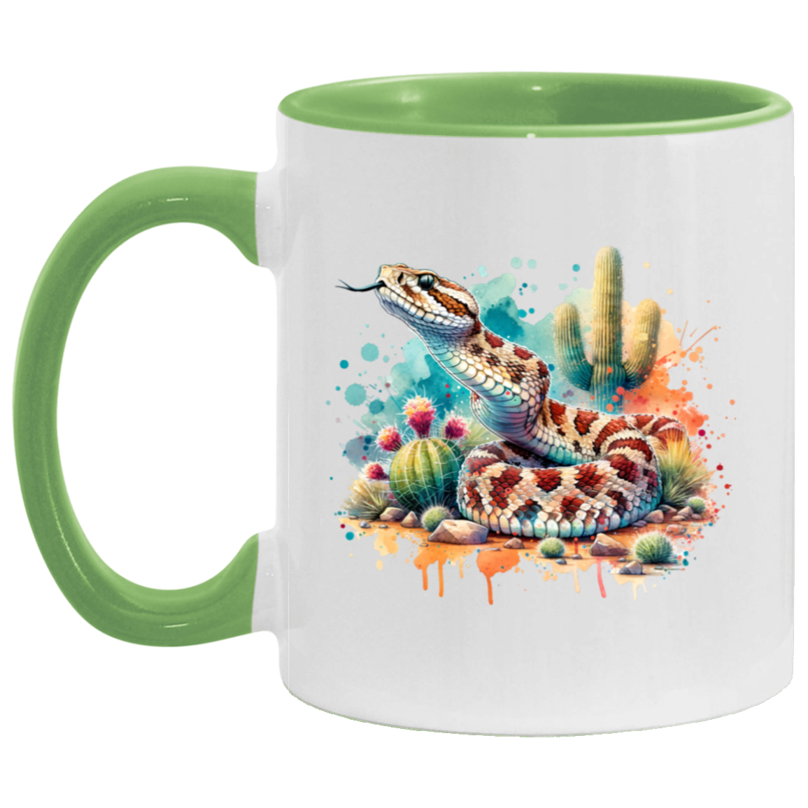 Rattlesnake Scenting the Air - Mugs