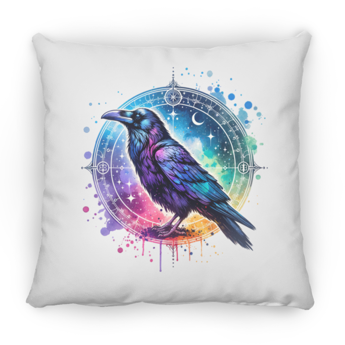Raven Compass - Throw Pillows
