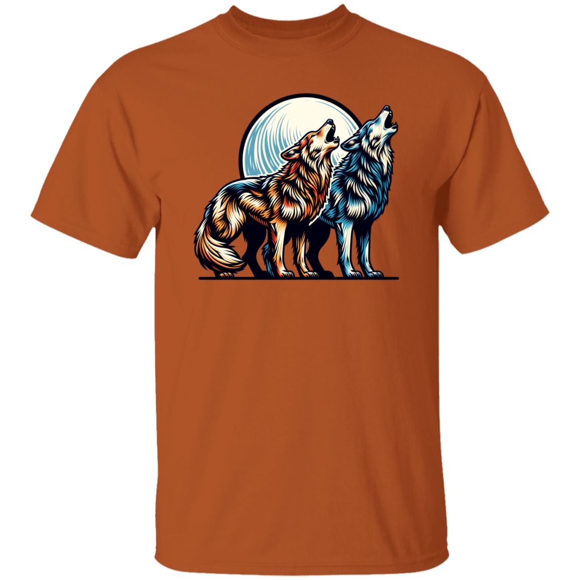 Wolf Pair Howling - T-shirts, Hoodies and Sweatshirts