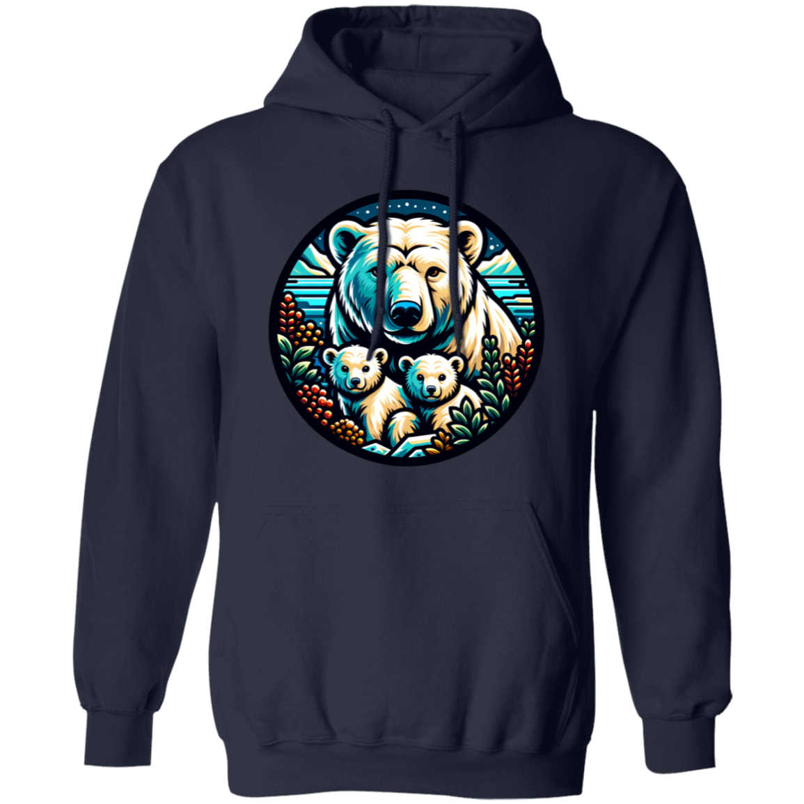 Polar Bear Circle - T-shirts, Hoodies and Sweatshirts