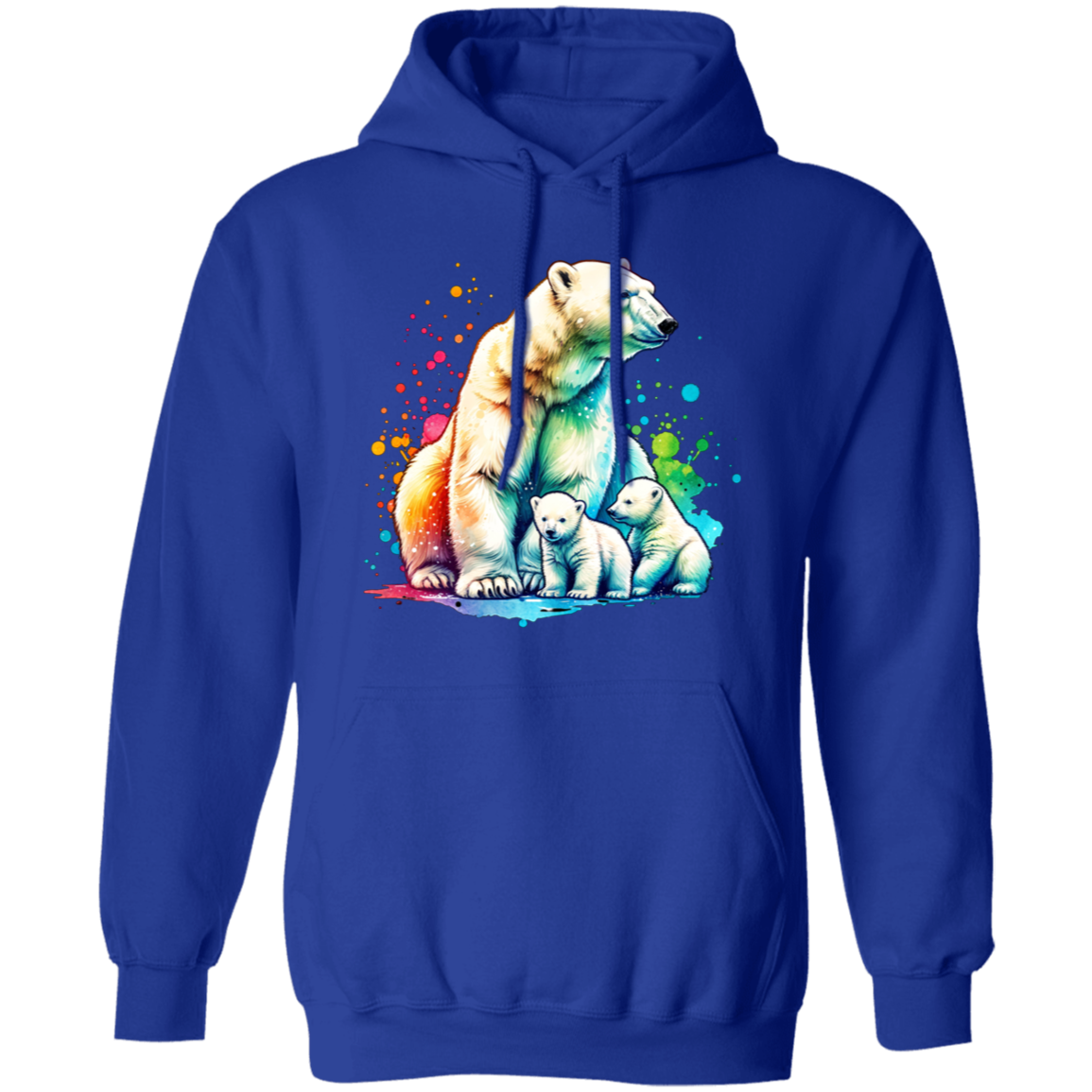 Polar Bear Mom with Cubs - T-shirts, Hoodies and Sweatshirts