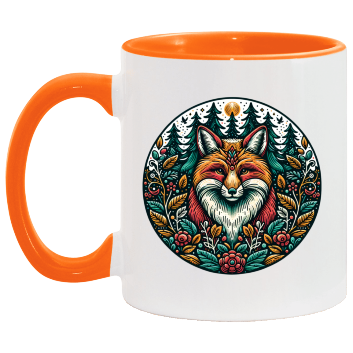 Fox Circle Folk Art - Mugs
