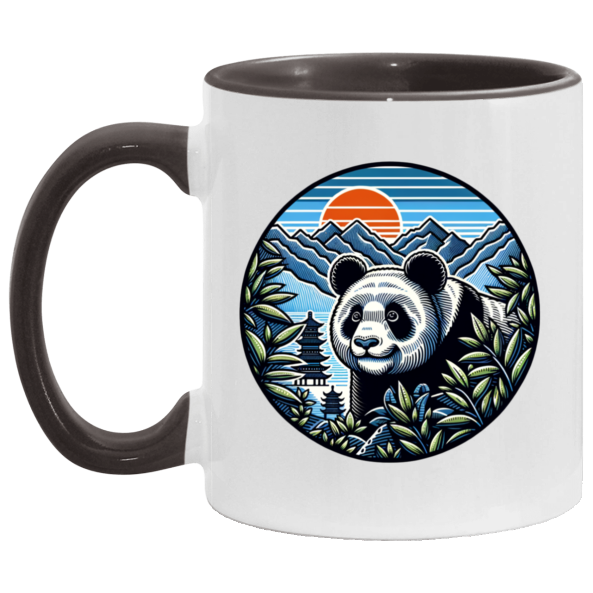 Panda in the Land of the Rising Sun Mugs