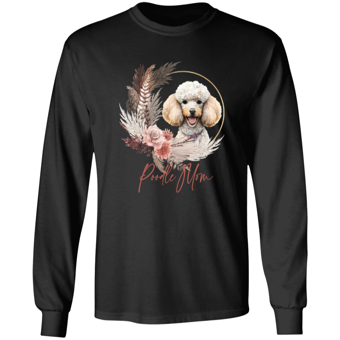 Poodle Mom Boho Wreath - T-shirts, Hoodies and Sweatshirts