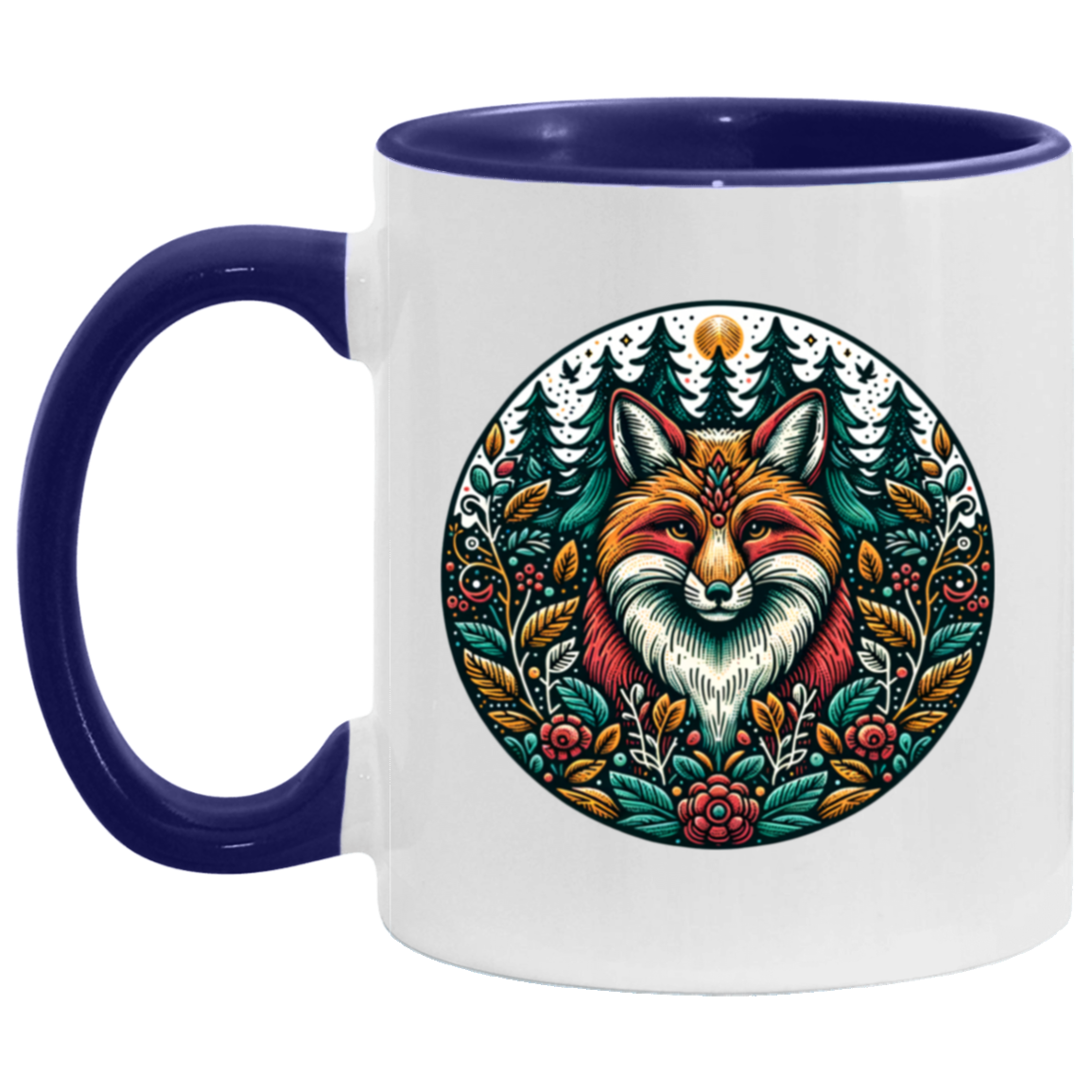 Fox Circle Folk Art - Mugs