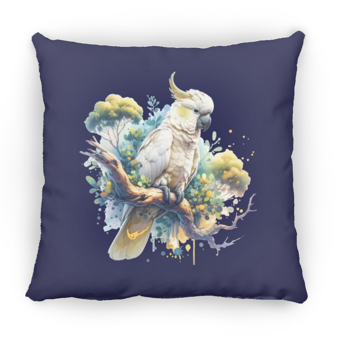 Cockatoo in Tree - Throw Pillows