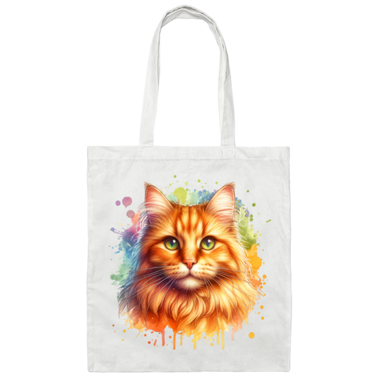 Orange Tabby Cat - Canvas Tote Bag