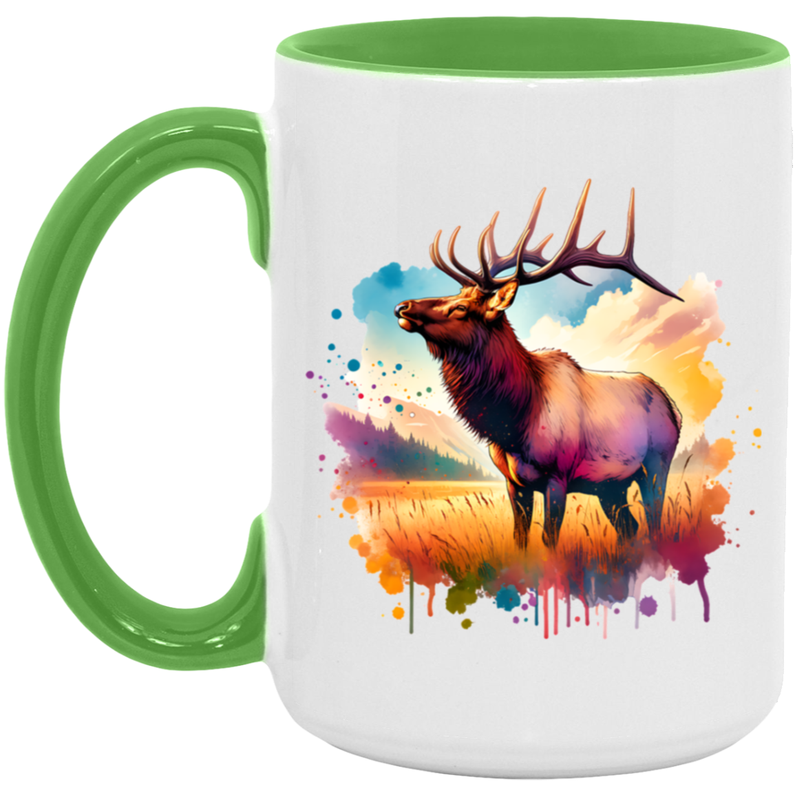 Roosevelt Elk in Field Mugs