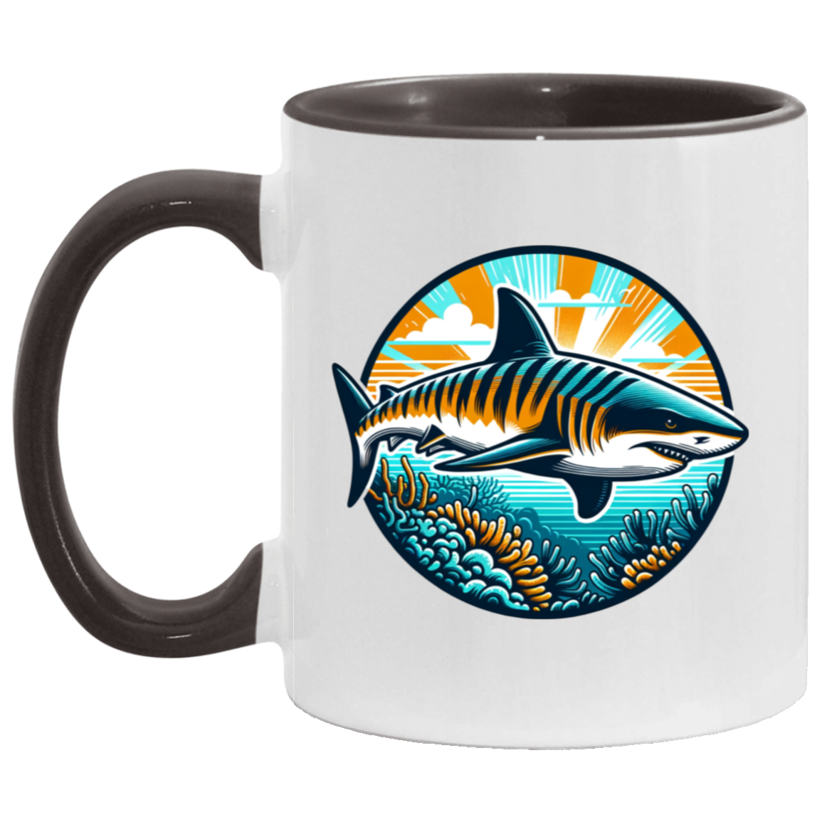 Tiger Shark Graphic Mugs