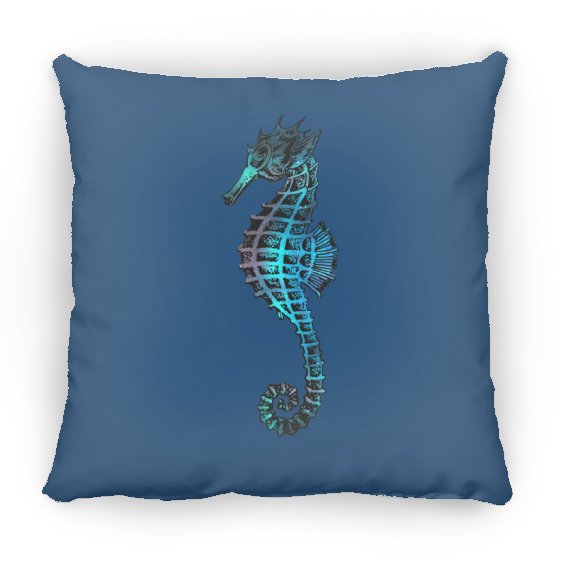 Colorful Seahorse - Throw Pillows