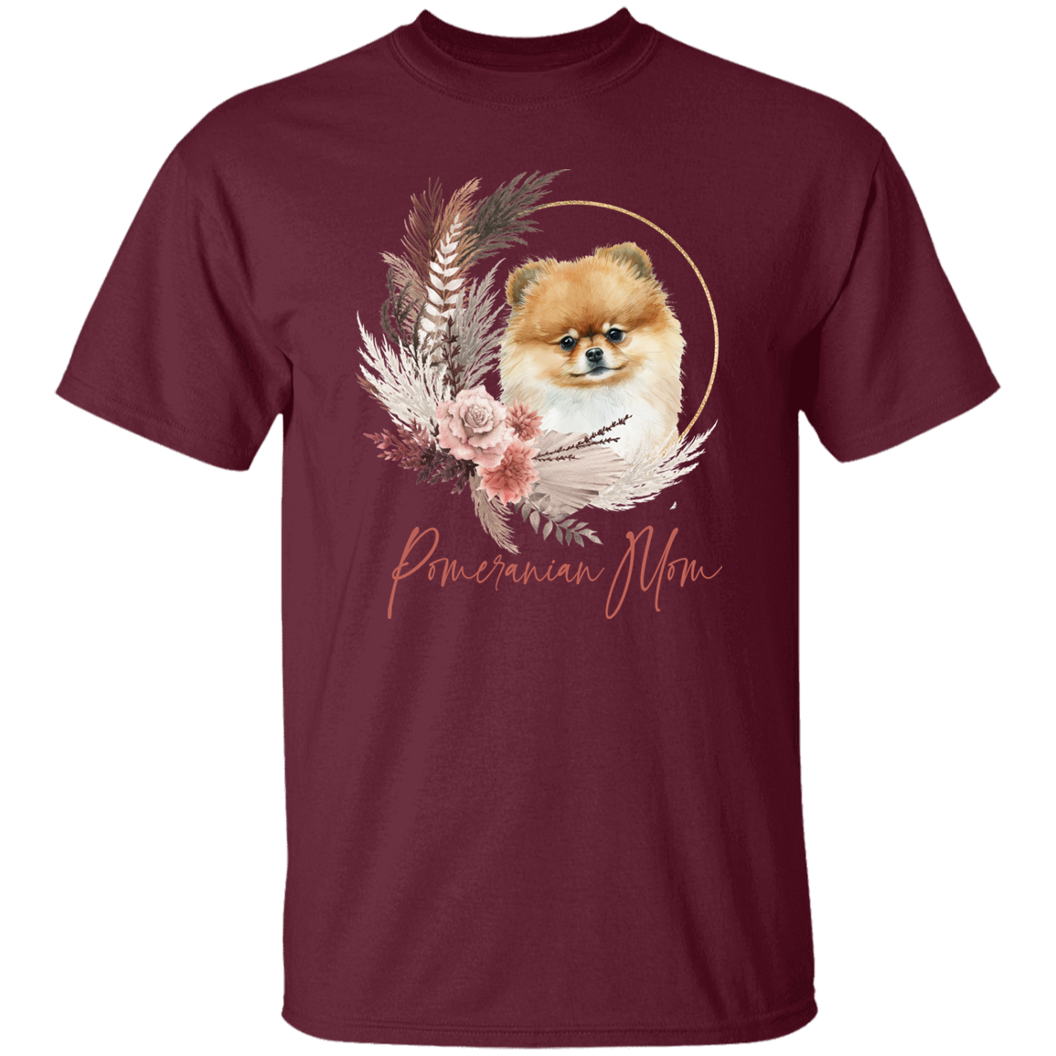 Pomeranian Mom Boho Wreath - T-shirts, Hoodies and Sweatshirts