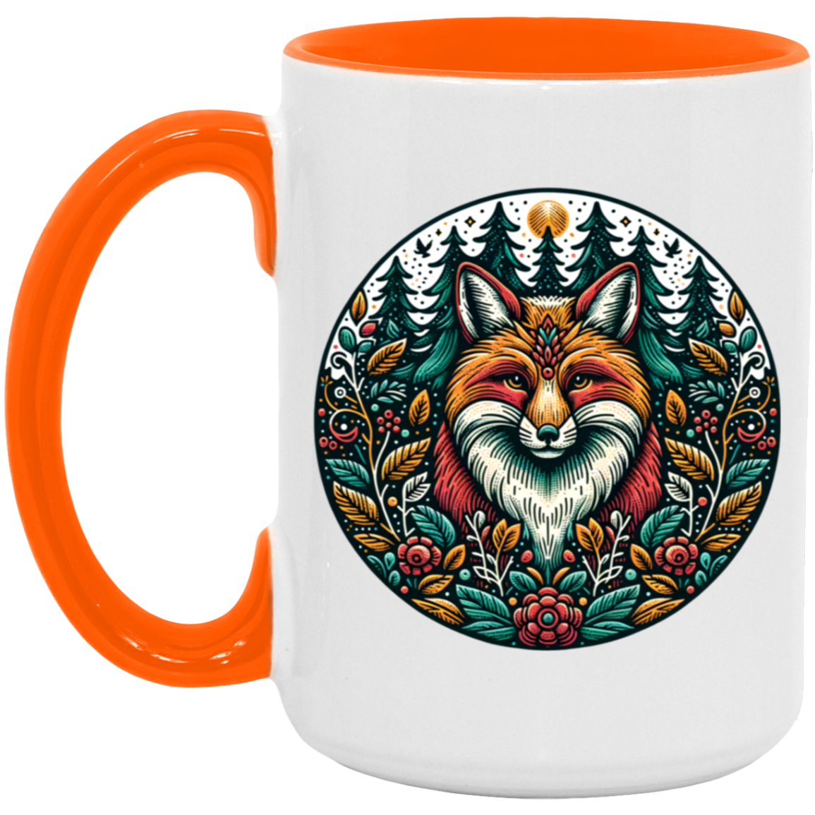 Fox Circle Folk Art - Mugs
