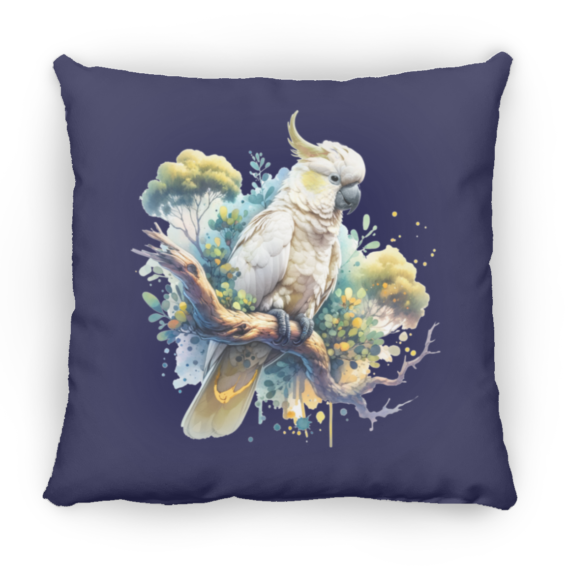 Cockatoo in Tree - Throw Pillows