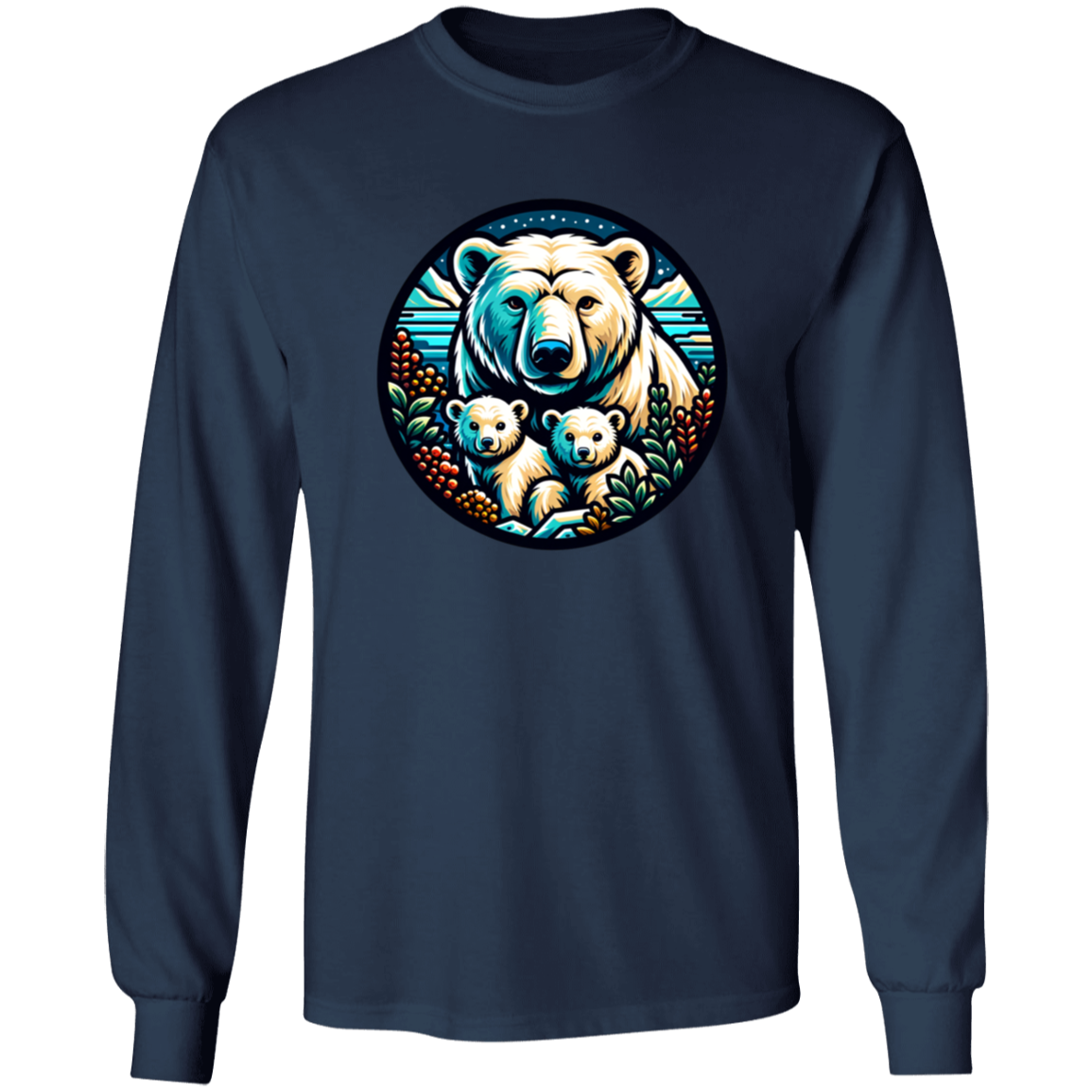 Polar Bear Circle - T-shirts, Hoodies and Sweatshirts